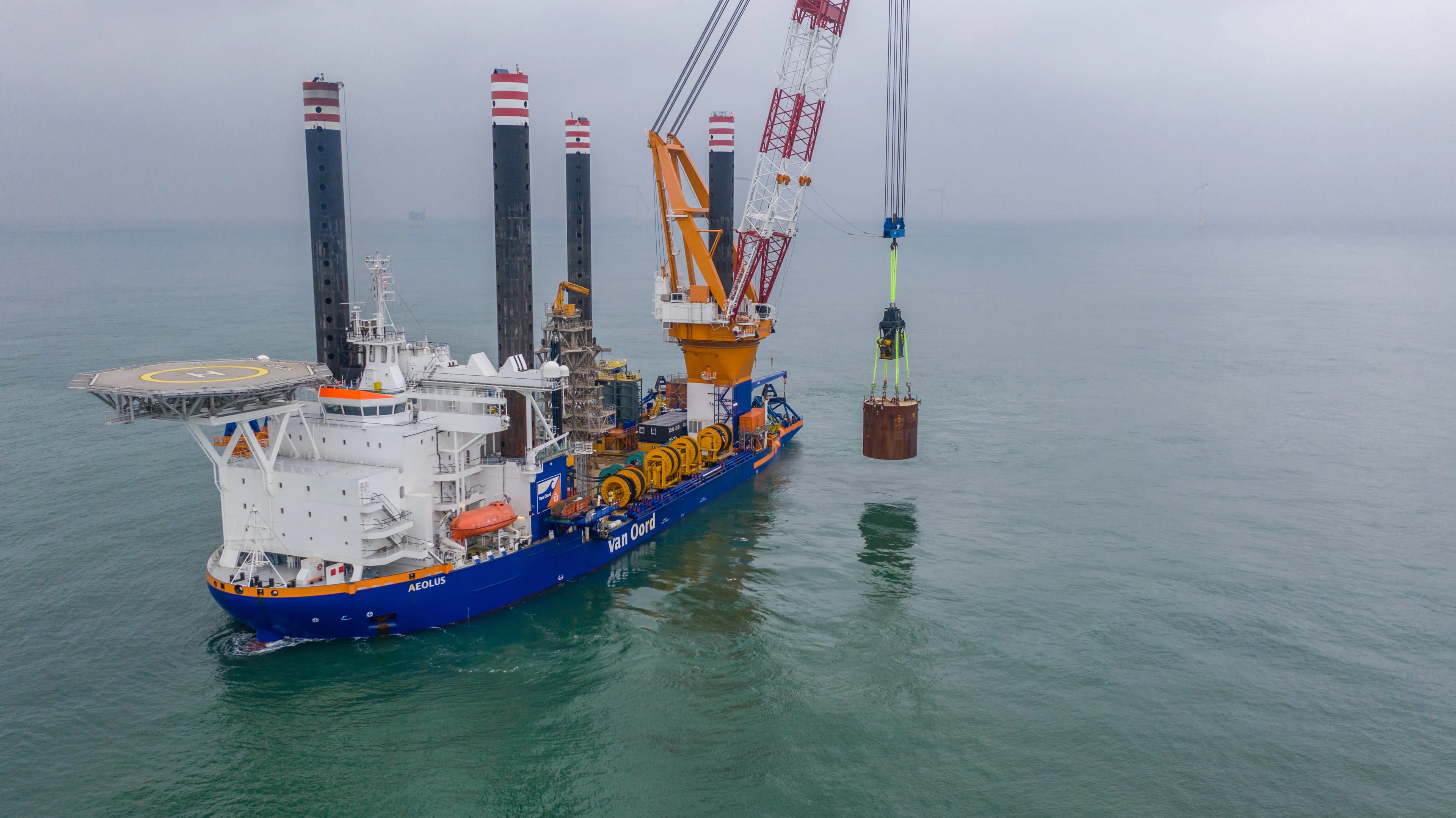 Aeolus installs floating